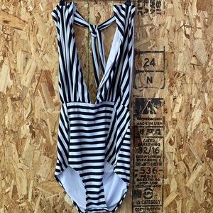 Black & White Bathing Suit